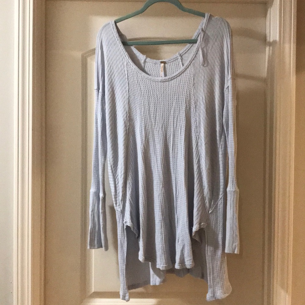 Free People Light Blue Sweater